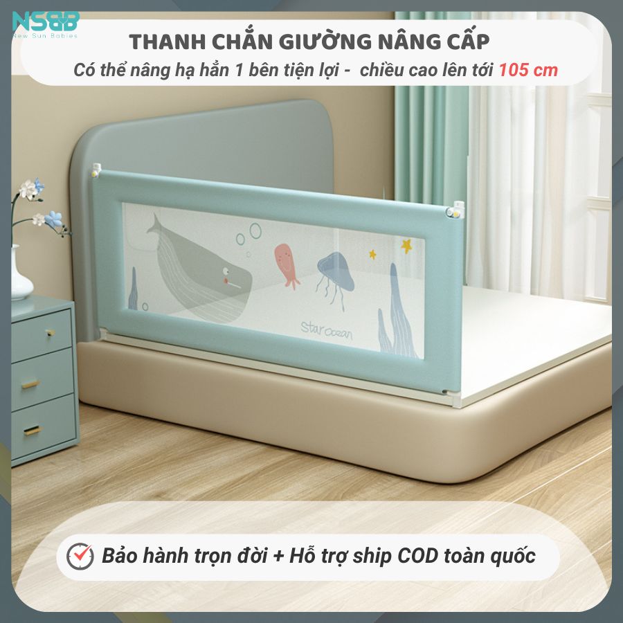 Thanh chắn giường bảo vệ bé Pakey Pro A1