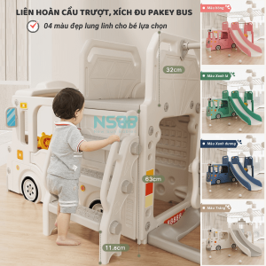 Cầu thang lên xuống cũng được thiết kế khép kín, thành vịn cao và bo cong, nhẵn mịn, chắc chắn