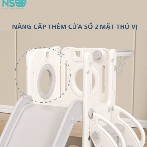 Cầu trượt trẻ em không bị rung lắc hay xê dịch dù bé có trượt mạnh tới mức nào đi chăng nữa