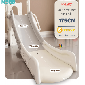 Đế chống trượt đảm bảo trong quá trình vui chơi, cầu trượt được cố định một cách chắc chắn