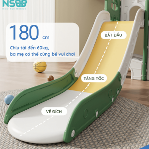 Bộ sản phẩm cầu trượt liên hoàn sở hữu kiểu dáng hiện đại