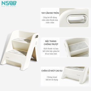 Nhờ có giá đỡ, bé có thể tự lấy đồ, tự đi vệ sinh và rửa tay,...Điều này giúp các bé phát triển thói quen tự lập ngay từ khi còn nhỏ