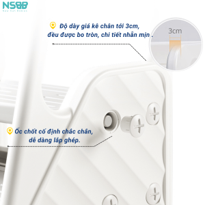 Độ cao của các bậc thang an toàn với trẻ nhỏ giúp trẻ tự khám phá và rèn kỹ năng vận động toàn diện