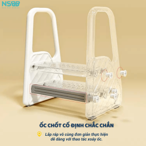 Là công cụ điều chỉnh đến độ cao thích hợp để bé có thể thoả mãn sự tò mò khi muốn học hỏi tại quầy bếp