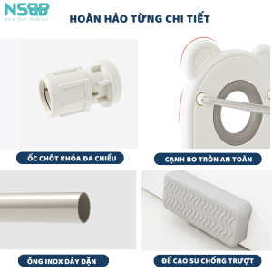 Sản phẩm được thiết kế với 2 kiểu giá - kệ riêng biệt.