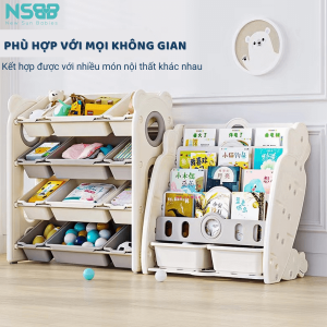 Dung tích lưu trữ lớn, sắp xếp được nhiều loại vật phẩm khác nhau, phù hợp với cả trẻ em và người lớn