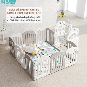 Các khớp nối liền mạch giữa các tấm quây giúp tạo thành 1 khối vững chắc