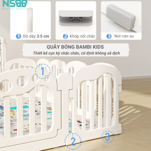 Các tấm quây đều được xử lý theo quy trình đảm bảo để cho ra sản phẩm chất lượng phù hợp với bé nhất