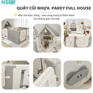 Màu sắc tối giản giúp bé tập trung hơn và không bị phân tâm khi vui chơi, học tập