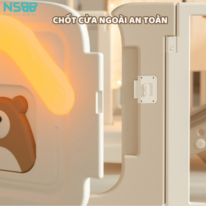 Các tấm quây được bo góc tròn và mài tỉ mỉ, mịn màng rất phù hợp với làn da mỏng manh, đặc biệt không gây hại tới bàn tay nhỏ bé của trẻ