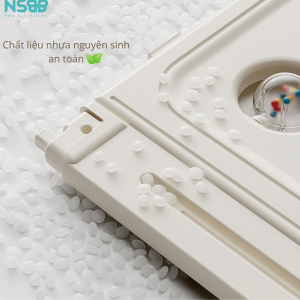 Quây cũi nhựa Pakey happy house được làm bằng chất liệu nhựa thân thiện của bộ quây nhựa Pakey Happy House là một yếu tố quan trọng
