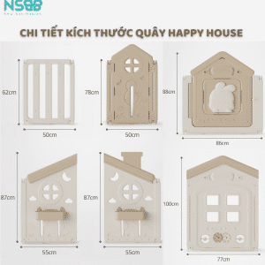 Với thiết kế các khối nhựa liền mạch và khóa chắc chắn, bộ quây nhựa mang đến một không gian chơi ổn định và không có rủi ro sập đổ