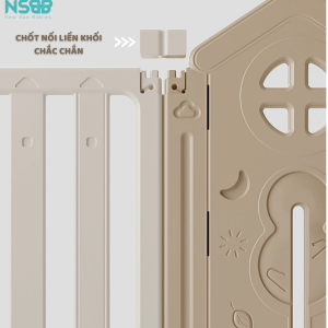 hốt cố định phía trên dễ dàng được lắp ráp mà không cần ốc vít, bảo đảm bộ quây cố định liền mạch. Miếng silicon chống trượt có ma sát tối đa, hạn chế sự dịch chuyển của bộ quây