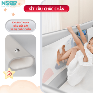 Các thanh chắn được cố định với nhau bằng khớp nối chắc chắn, khớp khóa dưới hình chữ L cải tiến, phía trên có mũ chụp bản to