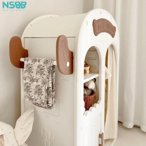 Độ sâu của tủ là 50cm cho phép bạn bố trí được nhiều đồ hơn và bố trí được nhiều đồ cồng kềnh