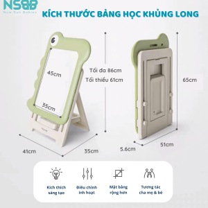 Bảng vẽ Pakey khủng long và ghế đều được làm từ nhựa PE cao cấp