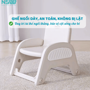 Ghế được thiết kế riêng cho bé nhằm cải thiện tư thế ngồi, bảo vệ cột sống và thắt lưng