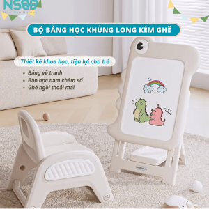 Bảng vẽ từ tính có thể điều chỉnh độ cao, có thể gấp gọn, có ngăn để đồ