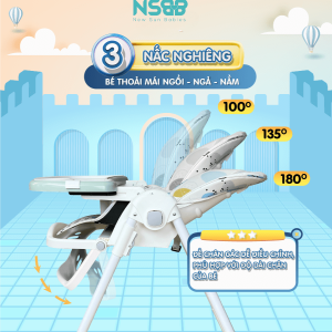 Ghế ăn dặm Pakey được trang bị nhiều nấc điều chỉnh kích thước