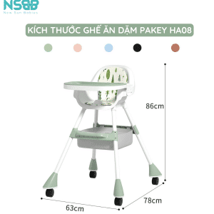 Ghế ăn dặm cho bé HA-038