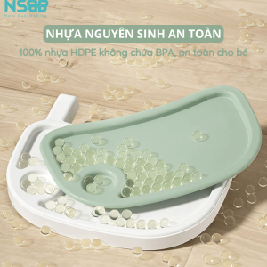 Sản phẩm ghế ăn dặm thiết kế cho trẻ em được Pakey chú trọng lựa chọn chất liệu an toàn và thân thiện với sức khỏe