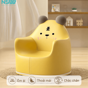 Sản phẩm ghế sofa trẻ em được thiết kế với cấu trúc chắc chắn nhằm đảm bảo an toàn, độ chắc chắn cho trẻ khi ngồi thư giãn