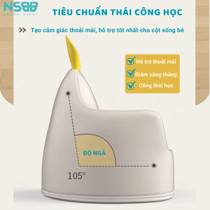 Hình dáng ghế có thiết kế theo dáng hình thang, với phần tựa lưng và phần đệm ngồi được nối liền thành một khối