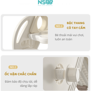 Thiết kế ốc chốt xoáy thông minh, dễ dàng tháo vặn và lắp ráp.