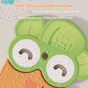 Chất liệu nhựa nguyên sinh có điểm đặc biệt là khả năng dễ dàng lau chùi và làm sạch.