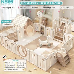 Quây cũi nhựa Pakey Moon House mang đến không gian vui chơi bổ ích, giúp trẻ phát triển toàn diện