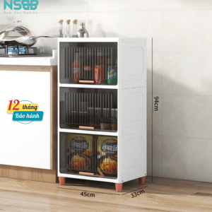 Tủ được làm từ chất liệu nhựa nguyên HDPE (High-Density Polyethylene), đảm bảo tính bền bỉ và độ bền cao trong quá trình sử dụng