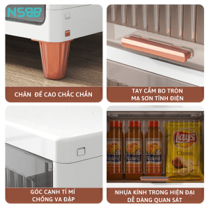 Sản phẩm tủ nhựa được đánh giá cao cả về chất lượng và kiểu dáng thiết k