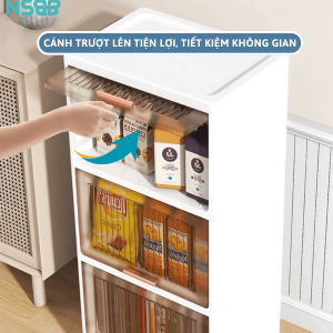 Với cấu trúc nhỏ gọn gàng phù hợp với nhiều không gian kết hợp thiết kế chân đế cao, tủ có thể được dễ dàng di chuyển tủ đến vị trí mong muốn