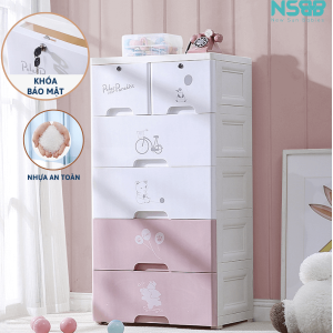 Chất liệu nhựa HDPE có tính chất chịu lực và va đập tốt, giúp tủ nhựa Pakey chắc chắn và không dễ bị biến dạng hay gãy trong quá trình sử dụng