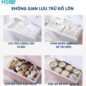 Với thiết kế tiện lợi, cấu trúc chắc chắn, khả năng di chuyển dễ dàng, cùng với sự lựa chọn giữa 4 tầng và 5 tầng