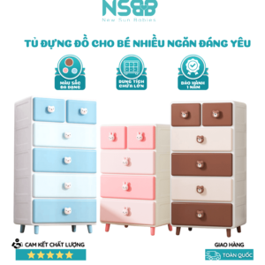 Tủ nhựa cho bé không chỉ là một sản phẩm nội thất mà còn là người bạn đồng hành an toàn và tiện ích trong hành trình phát triển của bé