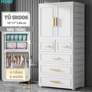 Thiết kế tủ nhựa theo phong cách hiện đại và tinh tế giúp tủ nhựa cho bé trở thành một phần không thể thiếu trong không gian phòng hiện đại