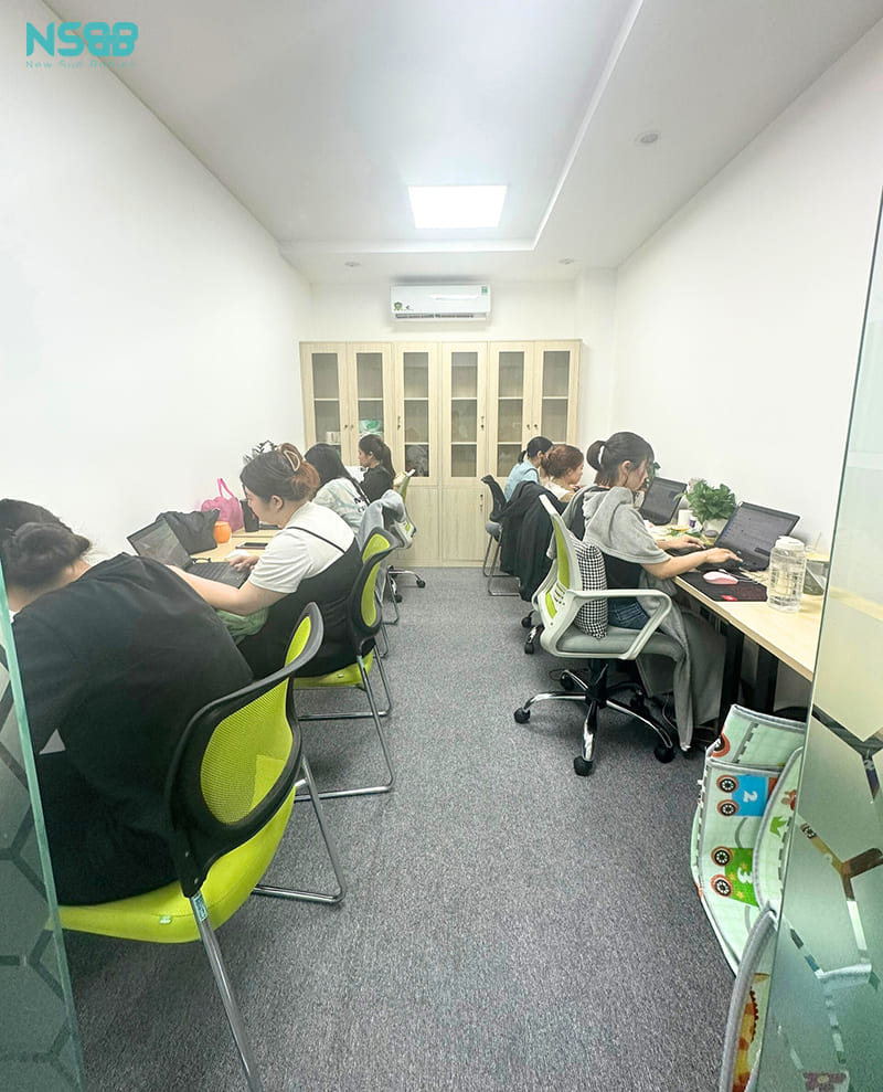 Phòng làm việc của bộ phận tư vấn bán hàng - chăm sóc khách hàng