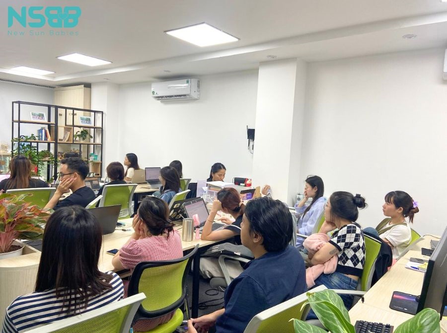 Buổi đào tạo có sự góp mặt đông đủ của ban lãnh đạo công ty cùng gần 50 cán bộ nhân viên của NSBB