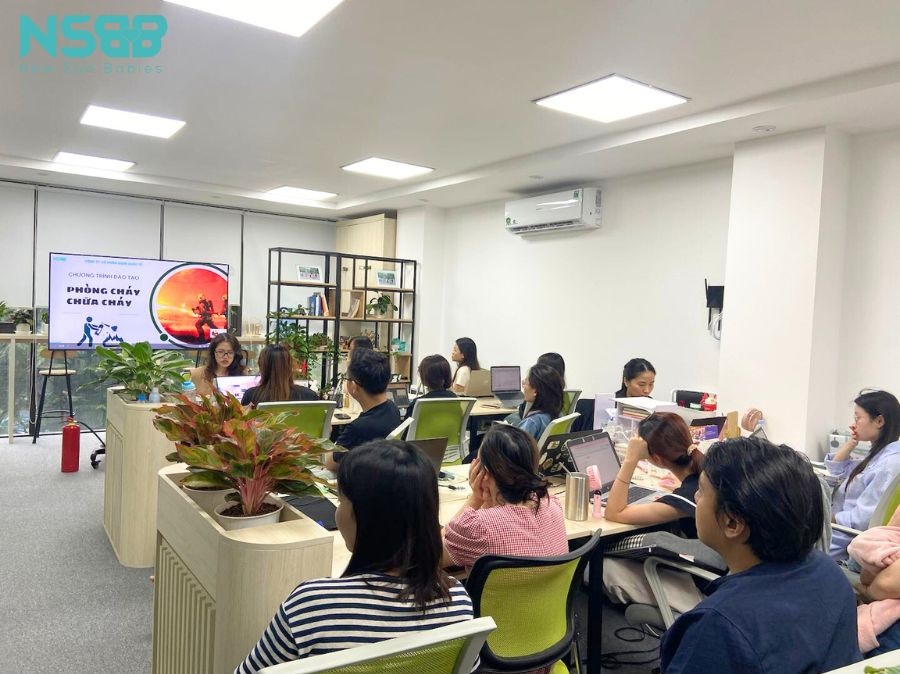 NSBB triển khai đào tạo phòng cháy chữa cháy cho cán bộ nhân viên công ty