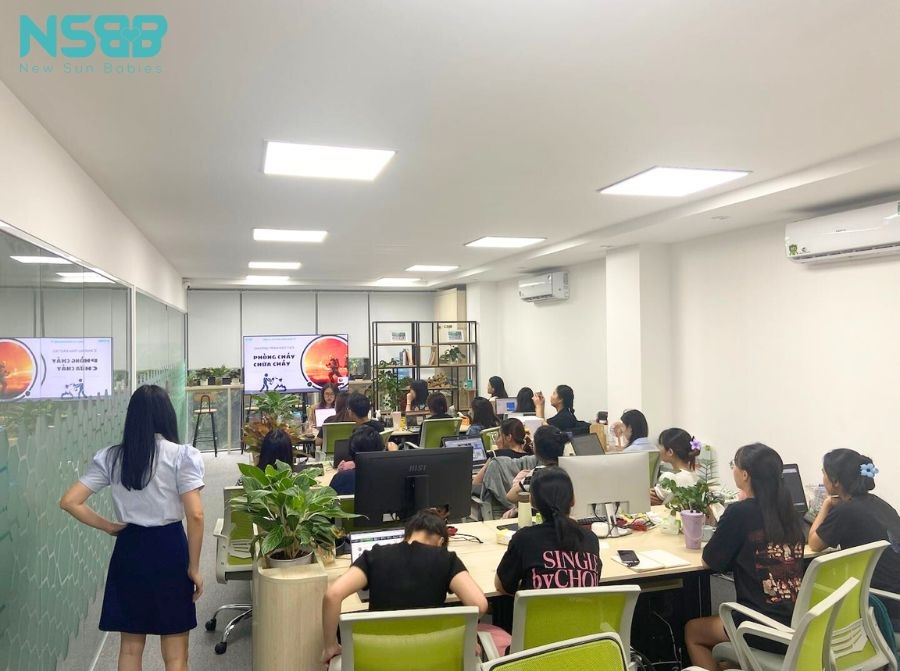 Buổi đào tạo có sự góp mặt đông đủ của ban lãnh đạo công ty cùng gần 50 cán bộ nhân viên của NSBB