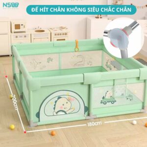 Quây cũi vải cho bé, quây bóng cho bé K1