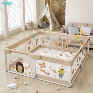 Quây cũi vải cho bé, quây bóng cho bé K1