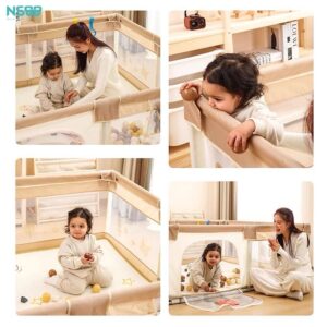 Quây cũi vải cho bé, quây bóng cho bé K1