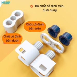 Quây nhựa cho bé gấp gọn Mickey