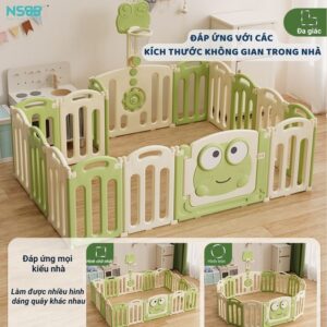 Quây nhựa gấp gọn Pakey ếch xanh