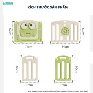 Quây nhựa gấp gọn Pakey ếch xanh