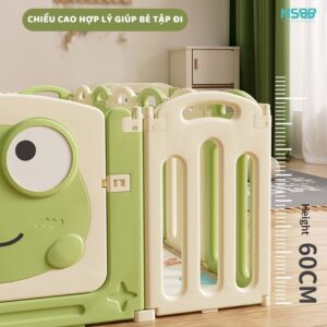 Quây nhựa gấp gọn Pakey ếch xanh