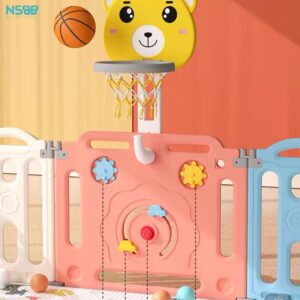 Quây cũi nhựa gấp gọn Pakey gấu NC01