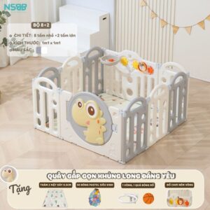 Quây nhựa gấp gọn Pakey khủng long